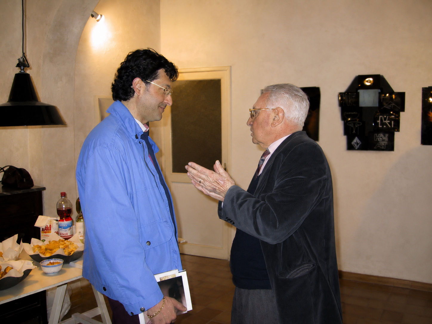 Sergio Maltagliati e Pietro Grossi, Studio Gennai, Pisa, 21 aprile 2001